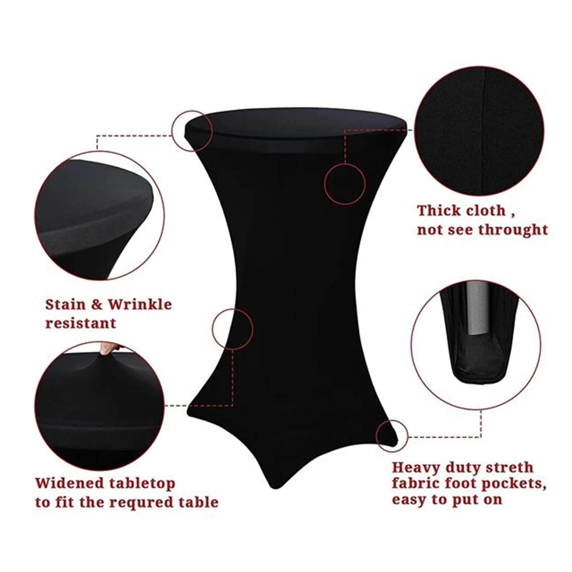 Round Stretch Table Cover 3