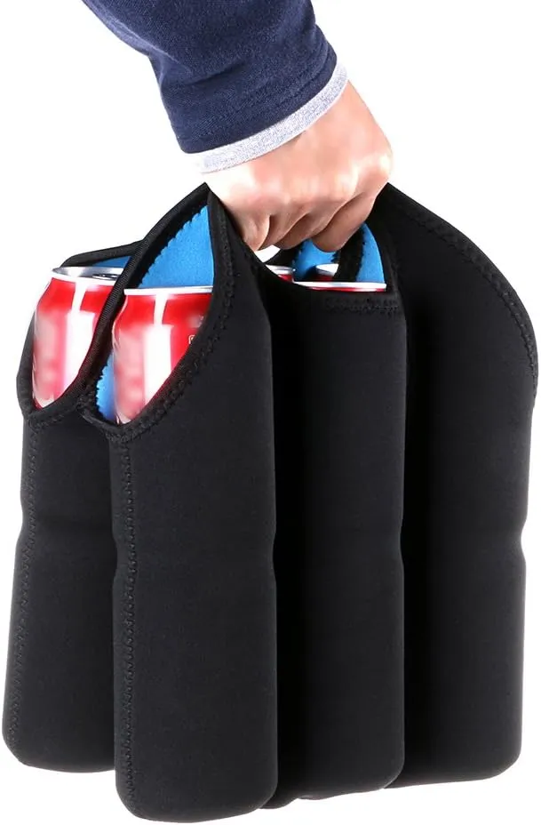 6 Pack Bottle Can Carrier Tote 5