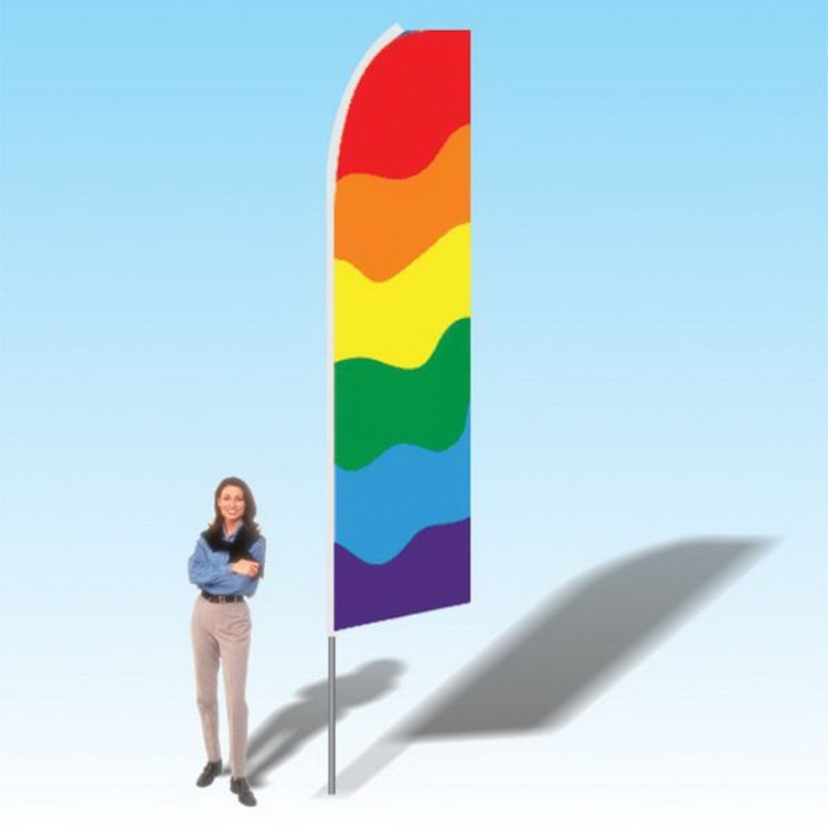 15FT Rainbow Advertising Banner Flag 2