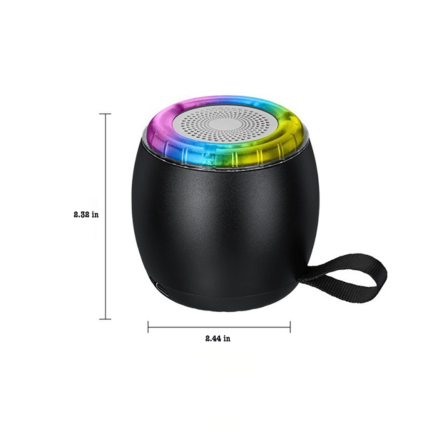Mini TWS Bluetooth Speaker with Colorful Lights 2