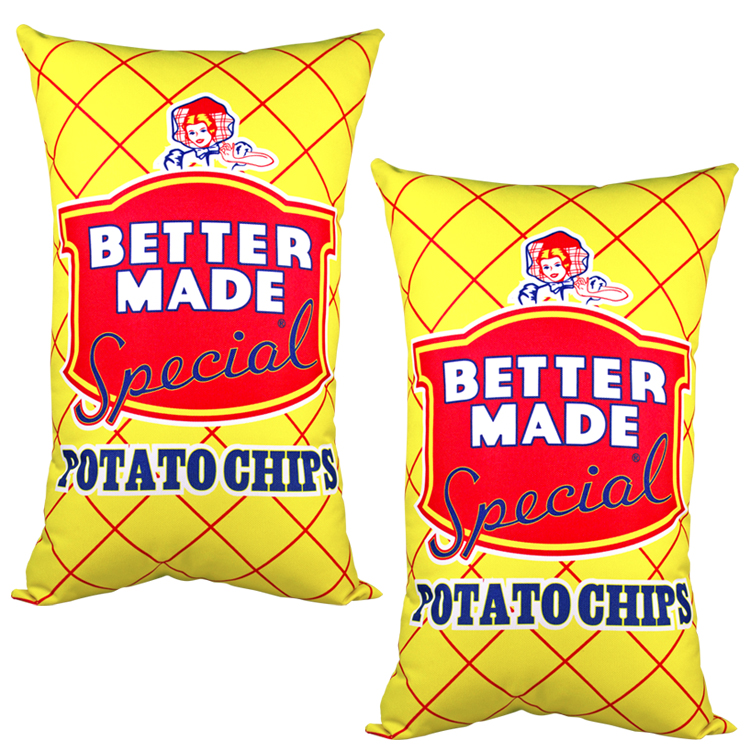 Bag of Chips Shaped Sublimated Pillow 2
