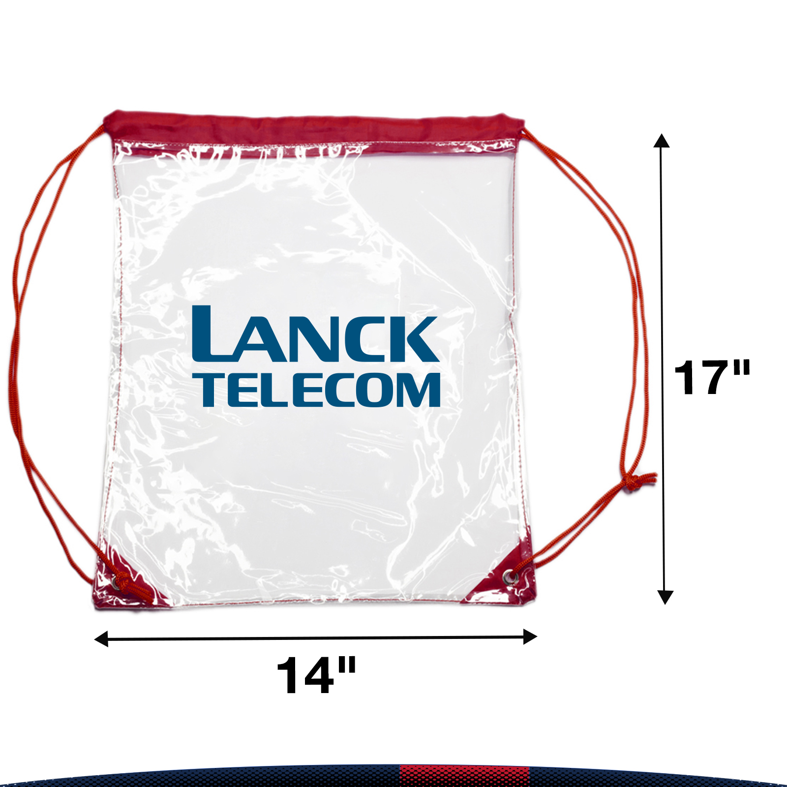 Clear Plastic Drawstring Backpacks 9