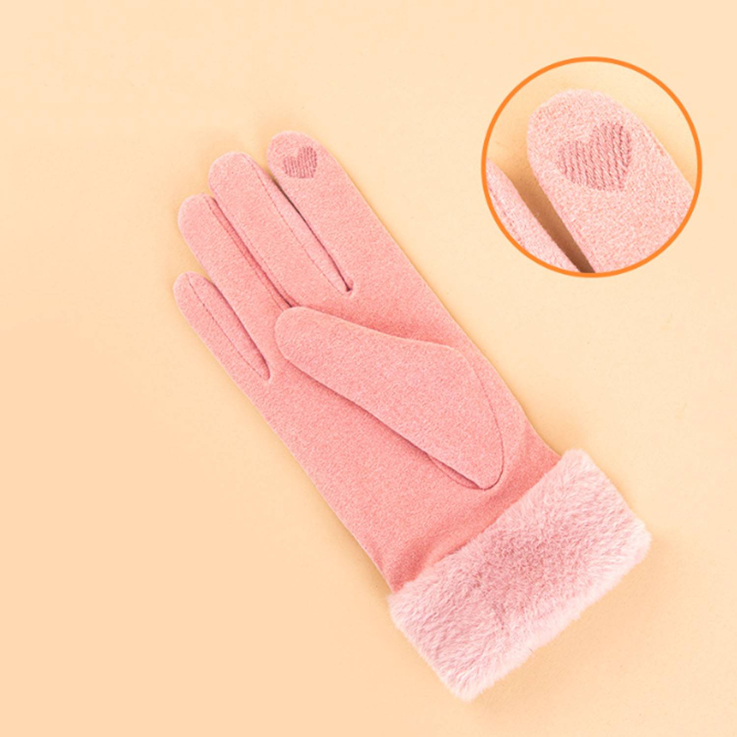 Windproof Fleece Deryl Touchscreen Winter Gloves 5