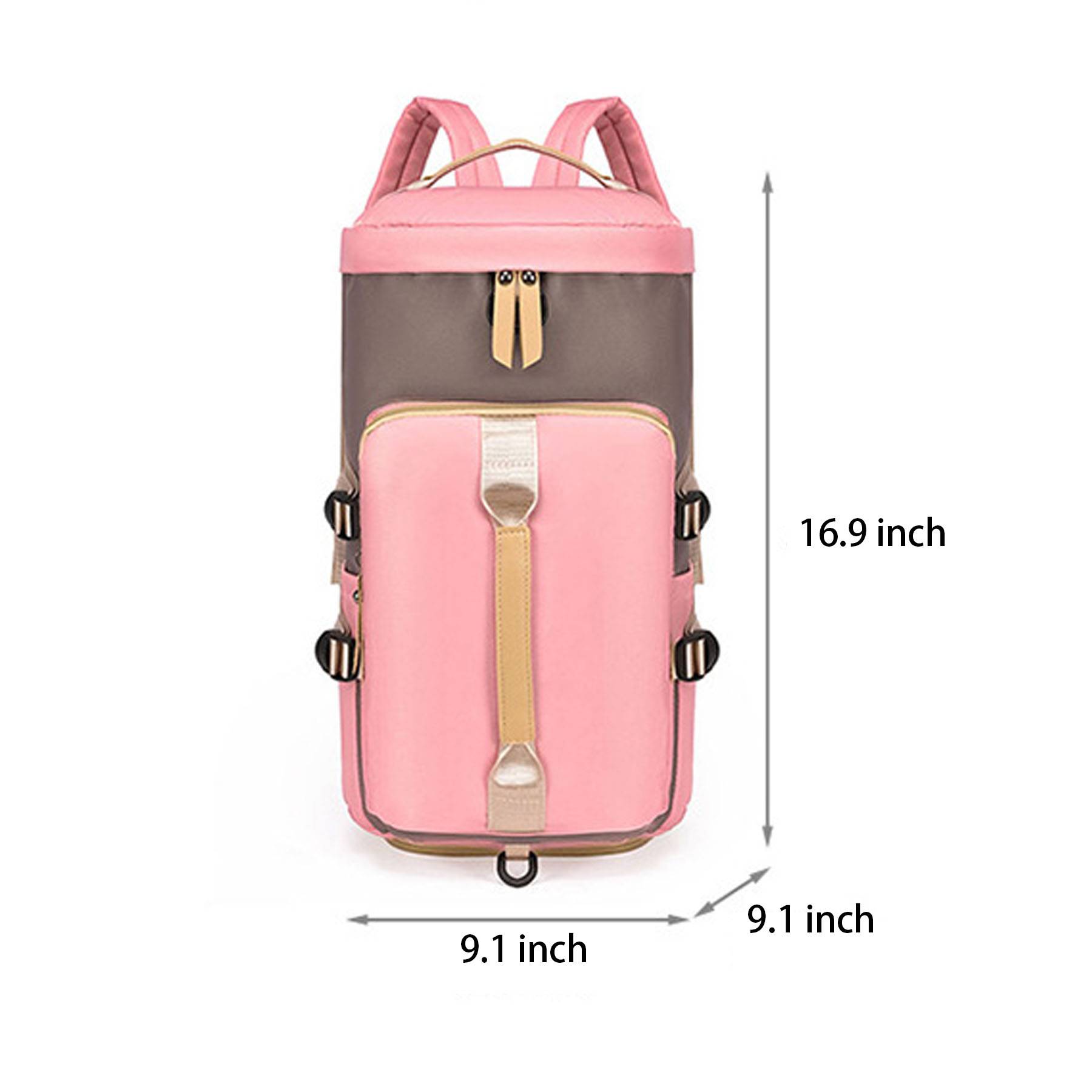 Sports Duffle Backpack with Shoe Compartment for Women 2