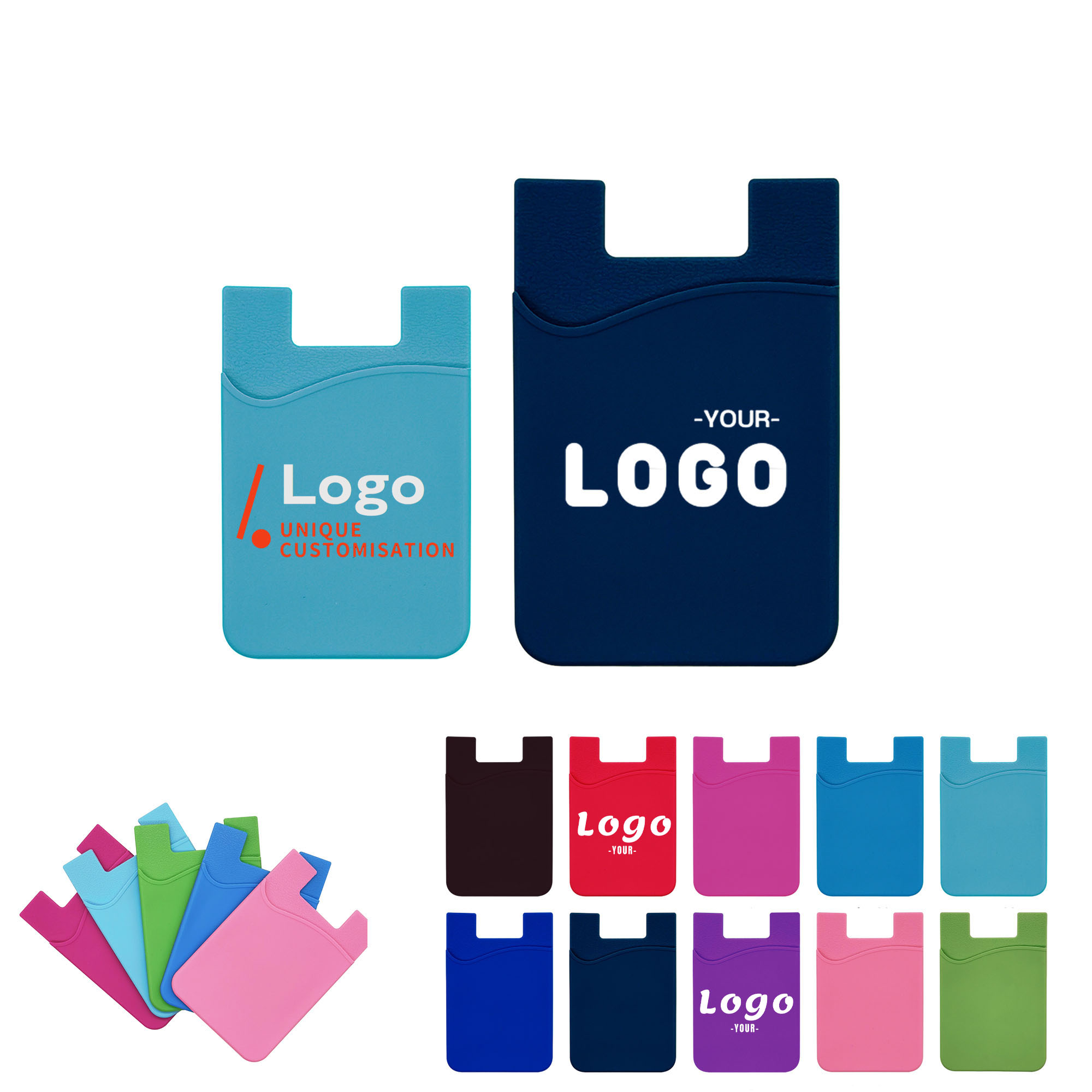 Adhesive Silicone Phone Wallet 2