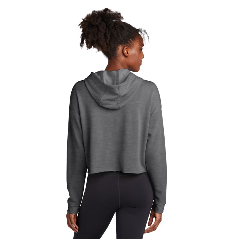 Sport-Tek Women's PosiCharge Tri-Blend Wicking Fleece Crop Hooded Pullover, custom hoodie or sweatshirt with logo imprint 17