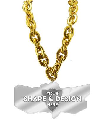 Turnover Chains Medals: 7" Custom Acrylic Medal wi 2