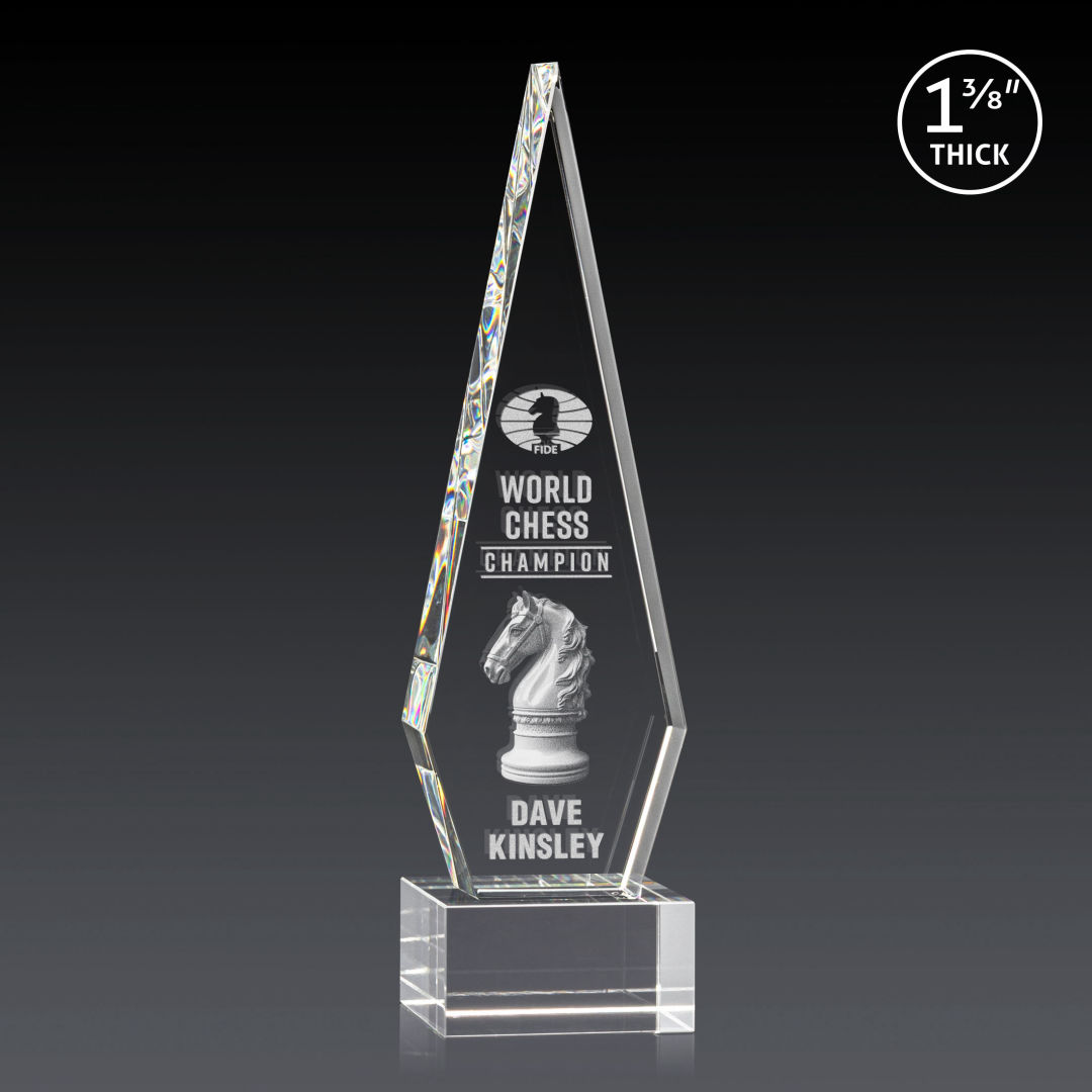 Springfield 3D Award on Hancock Base - Clear 16