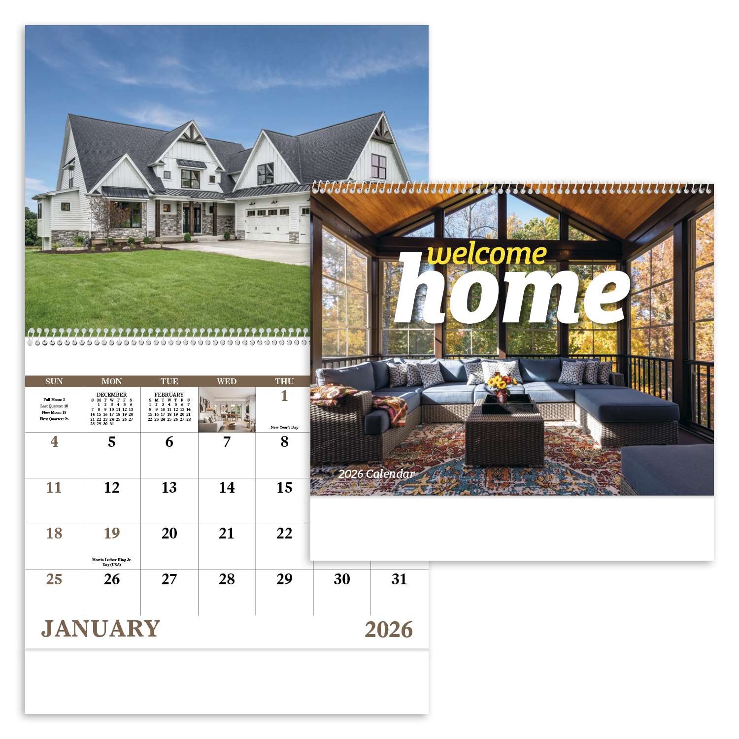 Good Value™ Welcome Home - Spiral Calendar 33