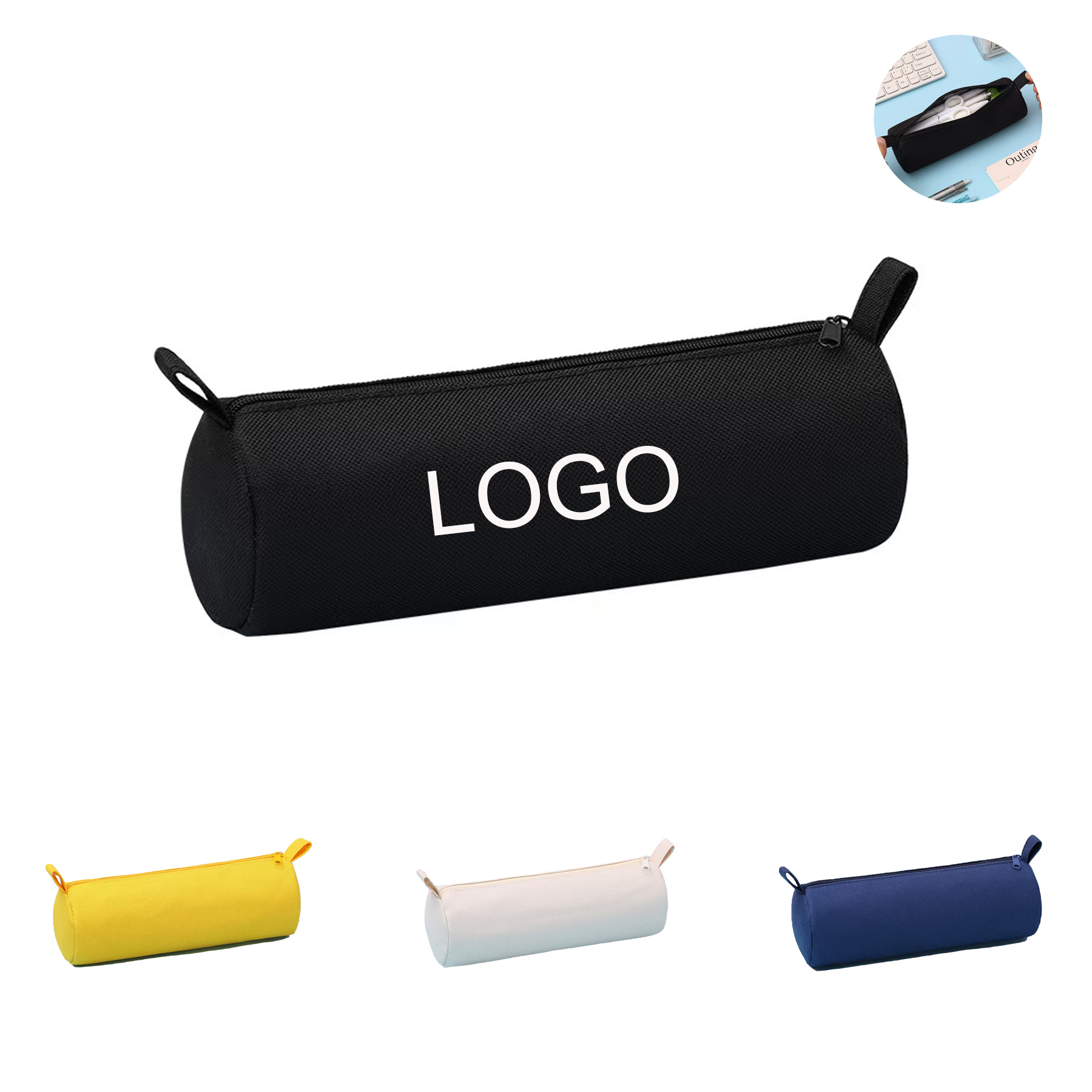 Small Round Pencil Case 2