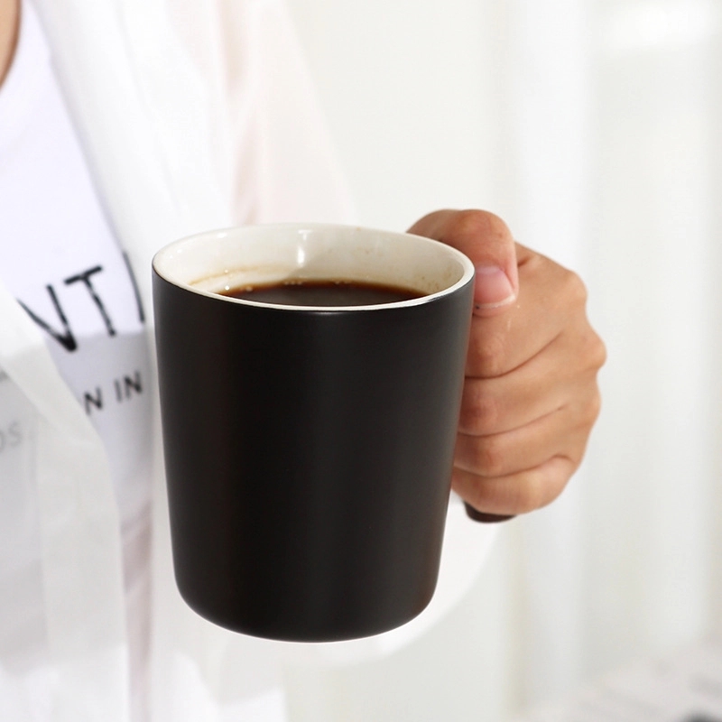 12 OZ. Custom Wooden Handle Ceramic Coffee & Milk Drink Mug 7