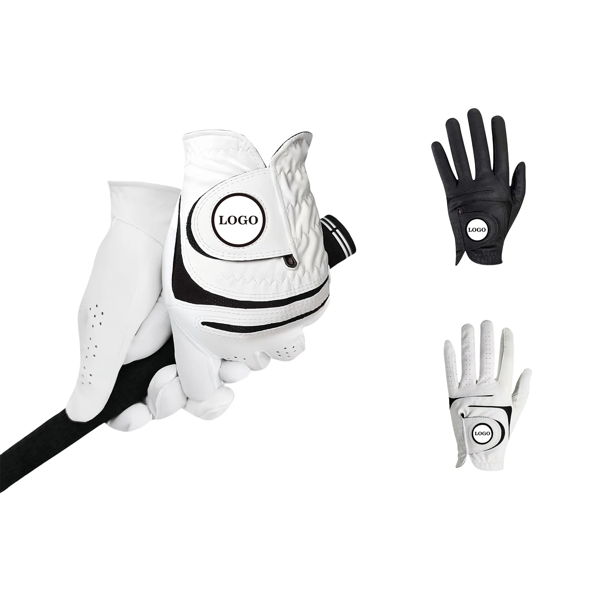 PU Lambskin Golf Gloves