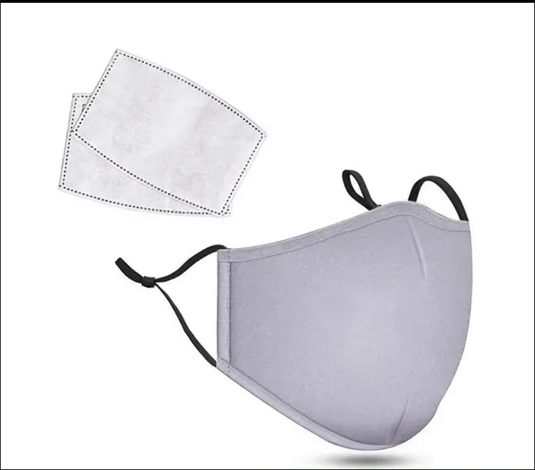 3ply adjustable cotton masks 3