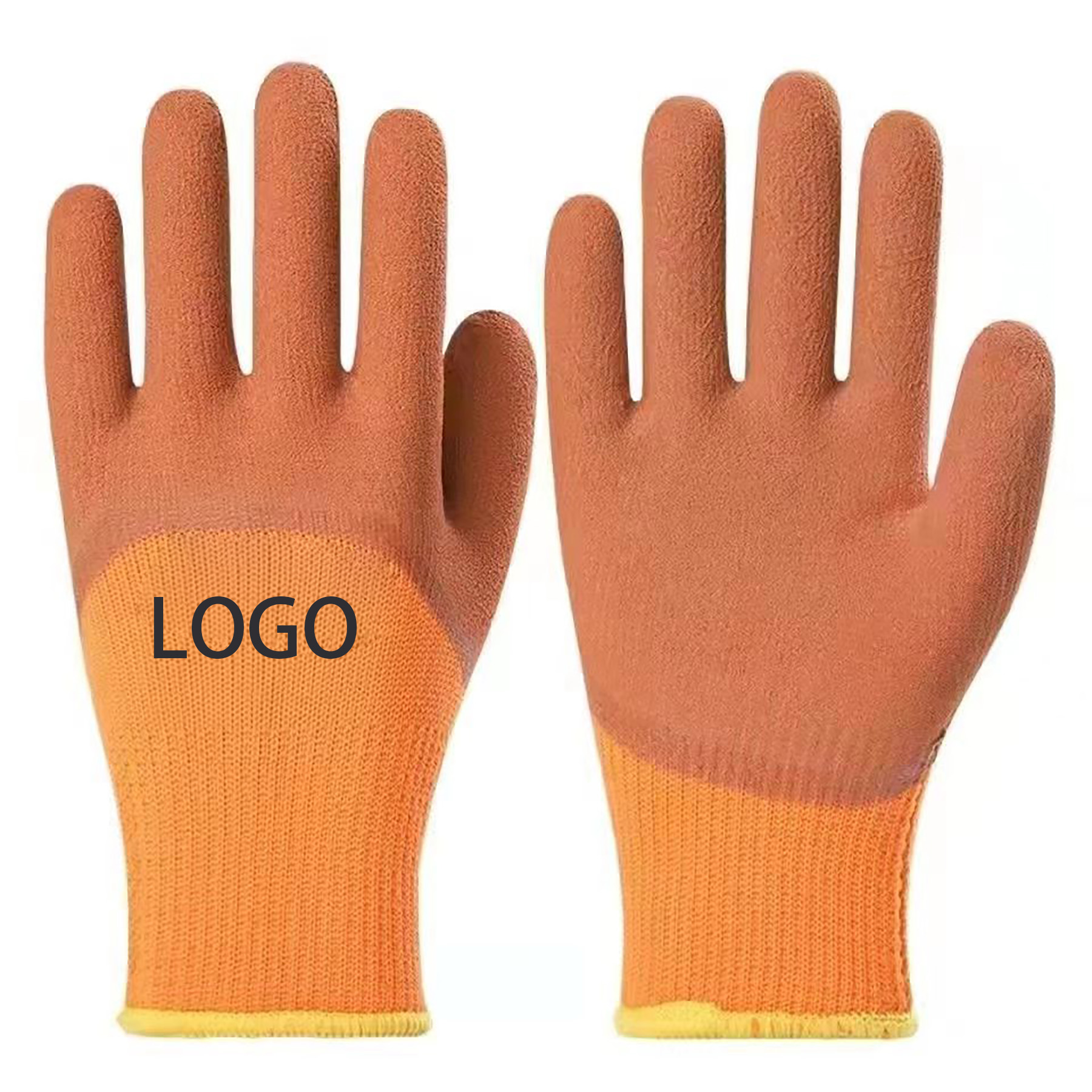 Nylon Safety Working Gloves with Knit Wrist Cuff 2