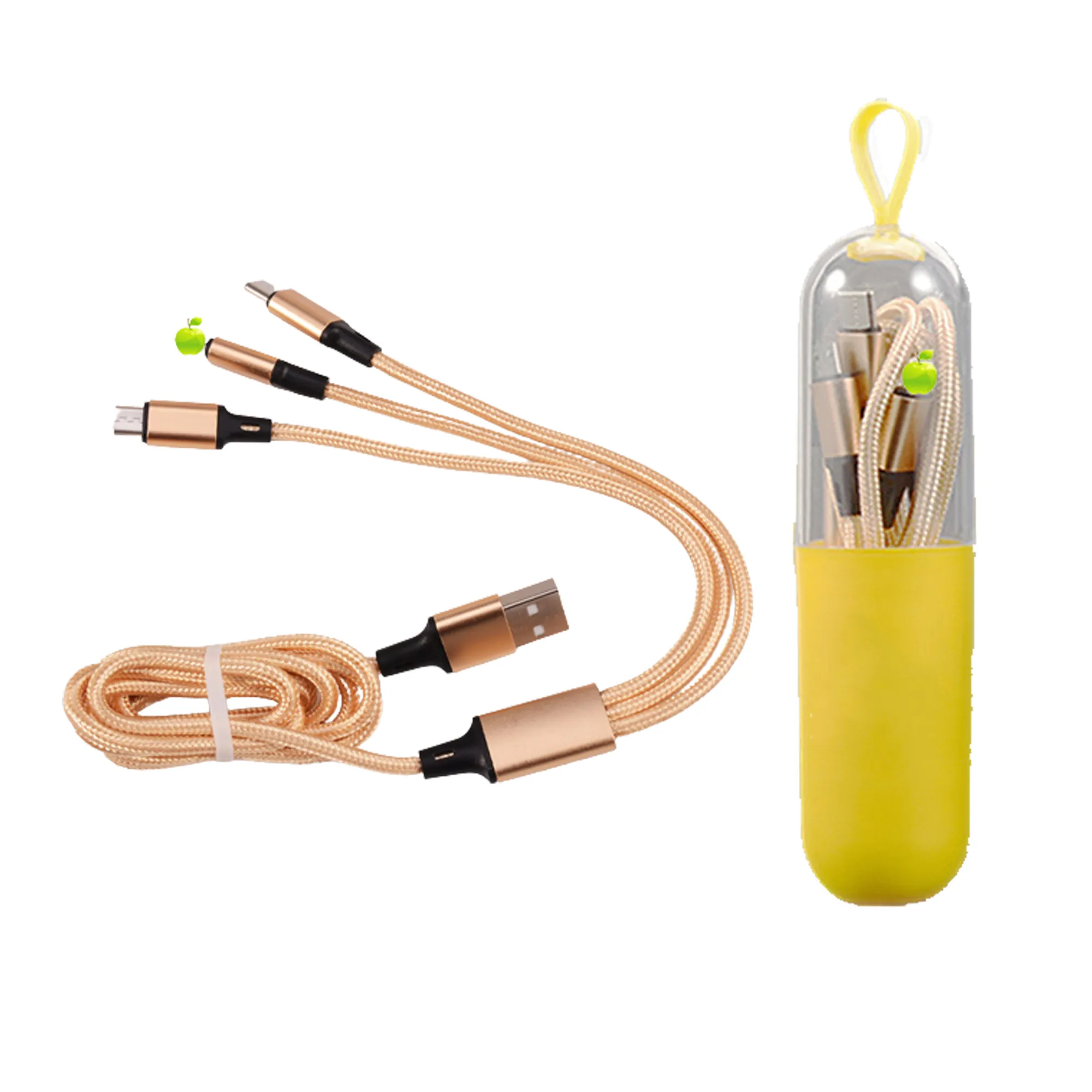 3 in1 Multifunctional USB Charging Cable With Case 3