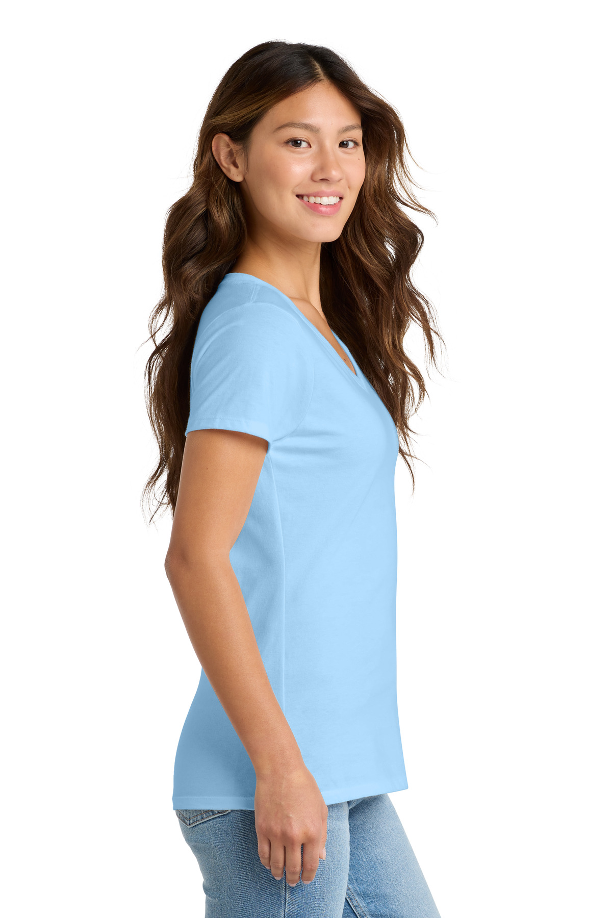 Port & Co Women's Fan Favorite V-Neck Tee. LPC450V 111