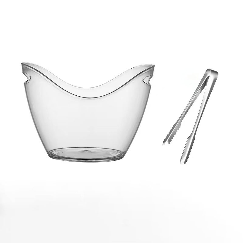Acrylic Plastic Elegant Clear Ice Wine Bucket 6