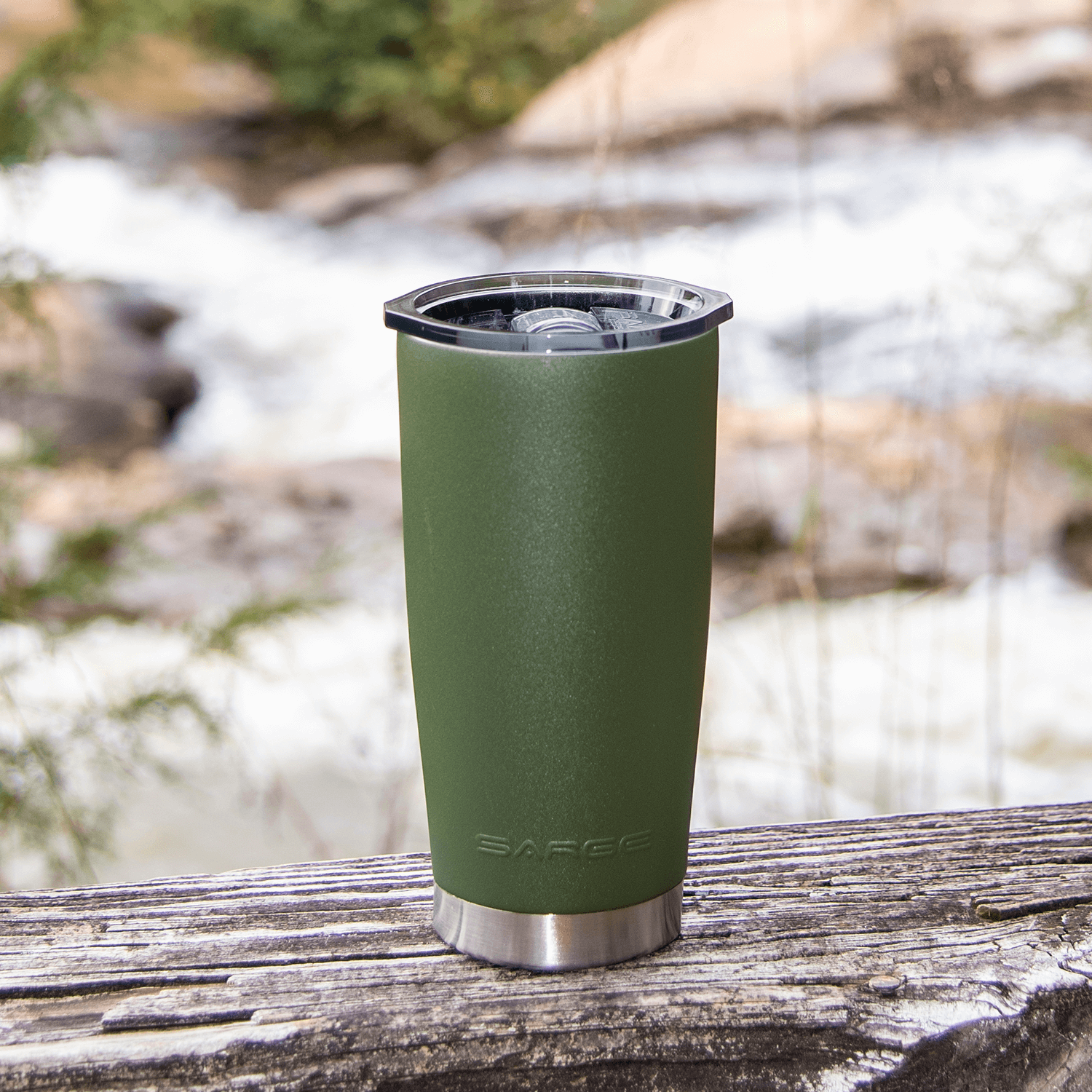 20oz Green Gator Coated Desert Cup 1