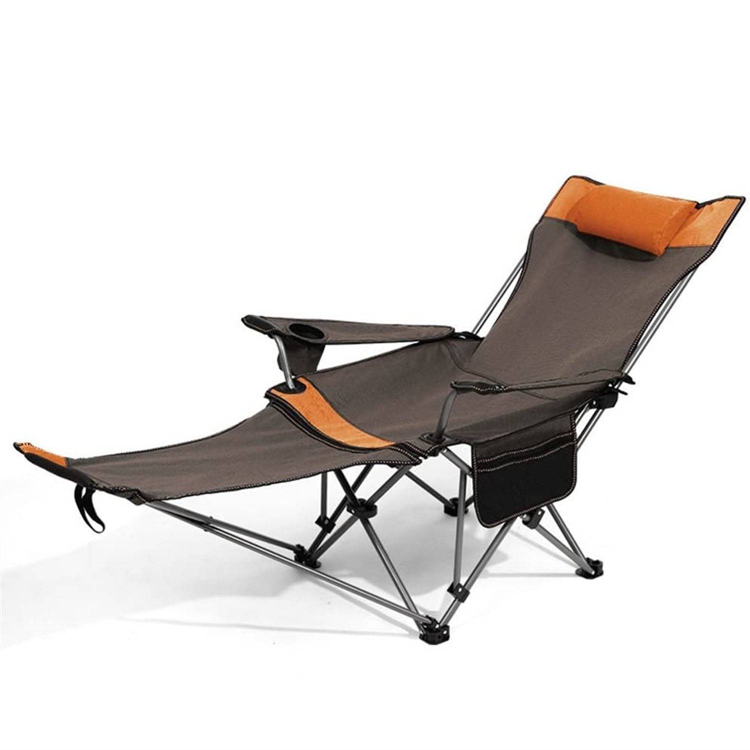 Foldable Camping Chair W/ Footrest 17
