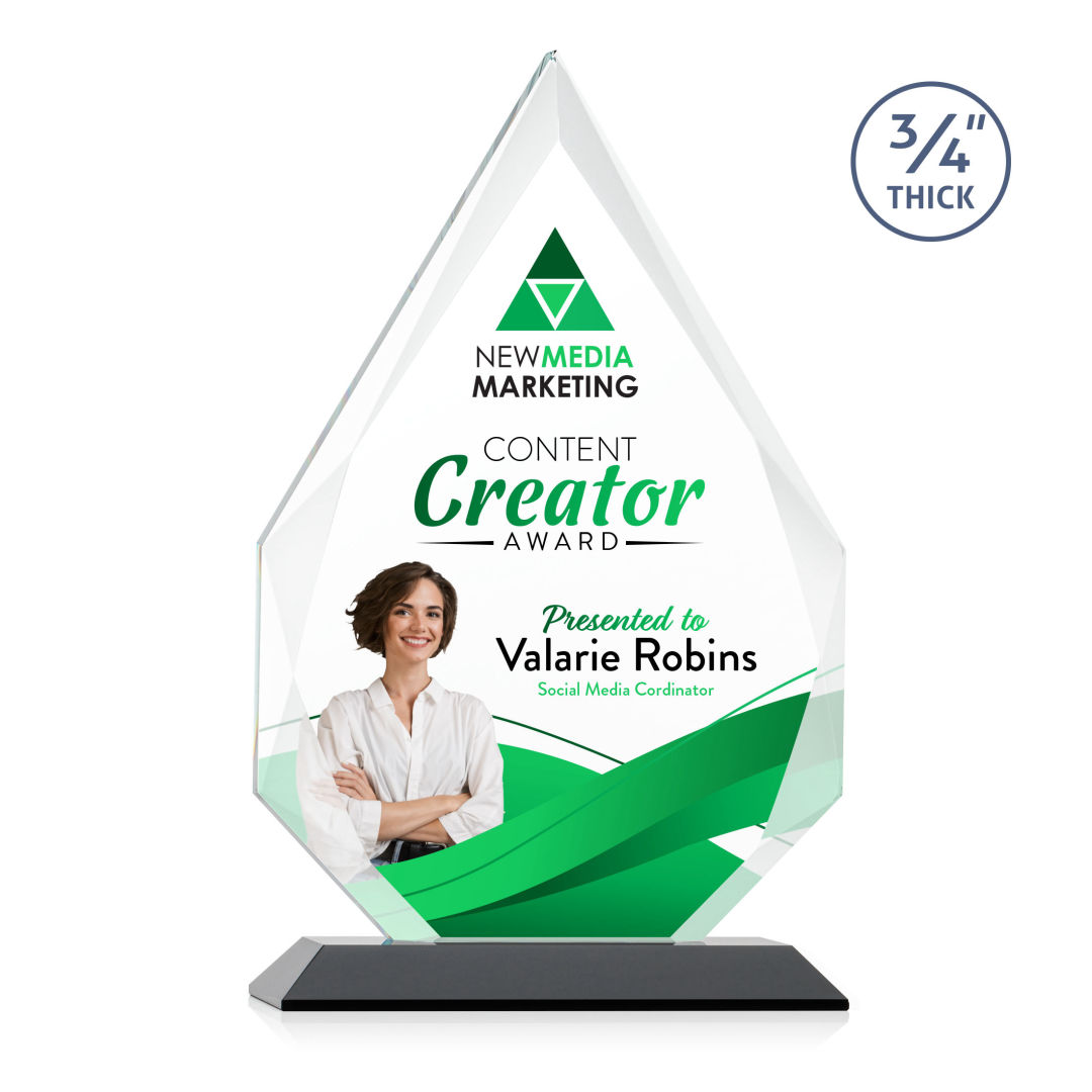 Hawthorne VividPrint™ Award - Black 3