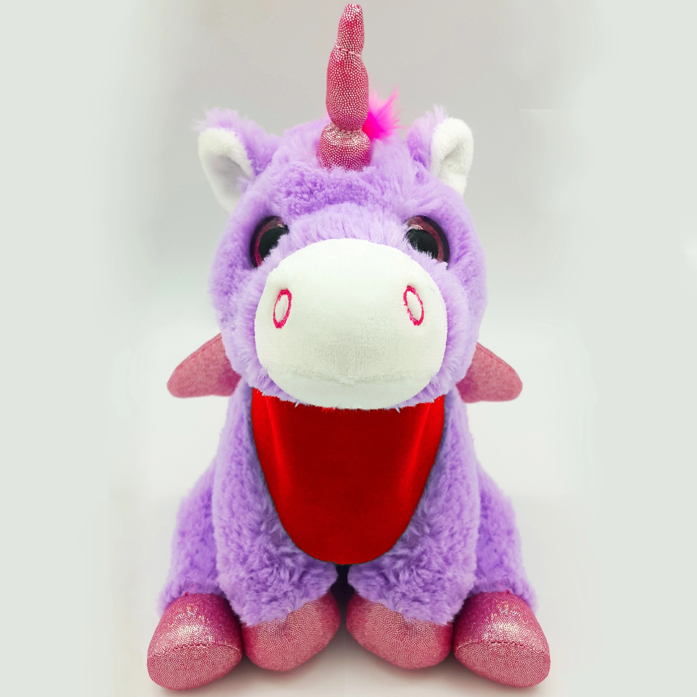 9" Bright Color Purple Unicorn 7