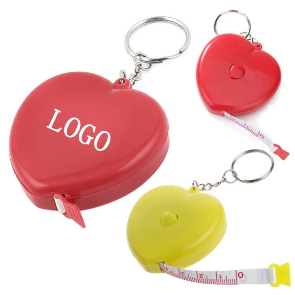 Heart Shape Tape Measure Keychain 8