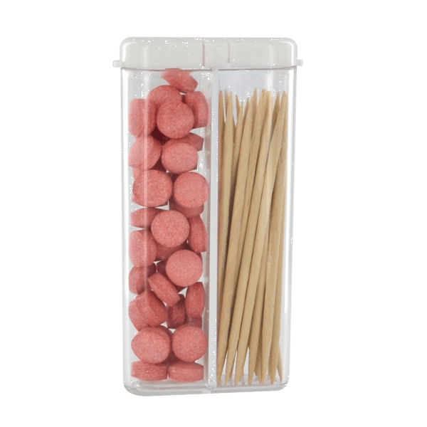 Rectangular Flip-Top Mints and Toothpicks 6