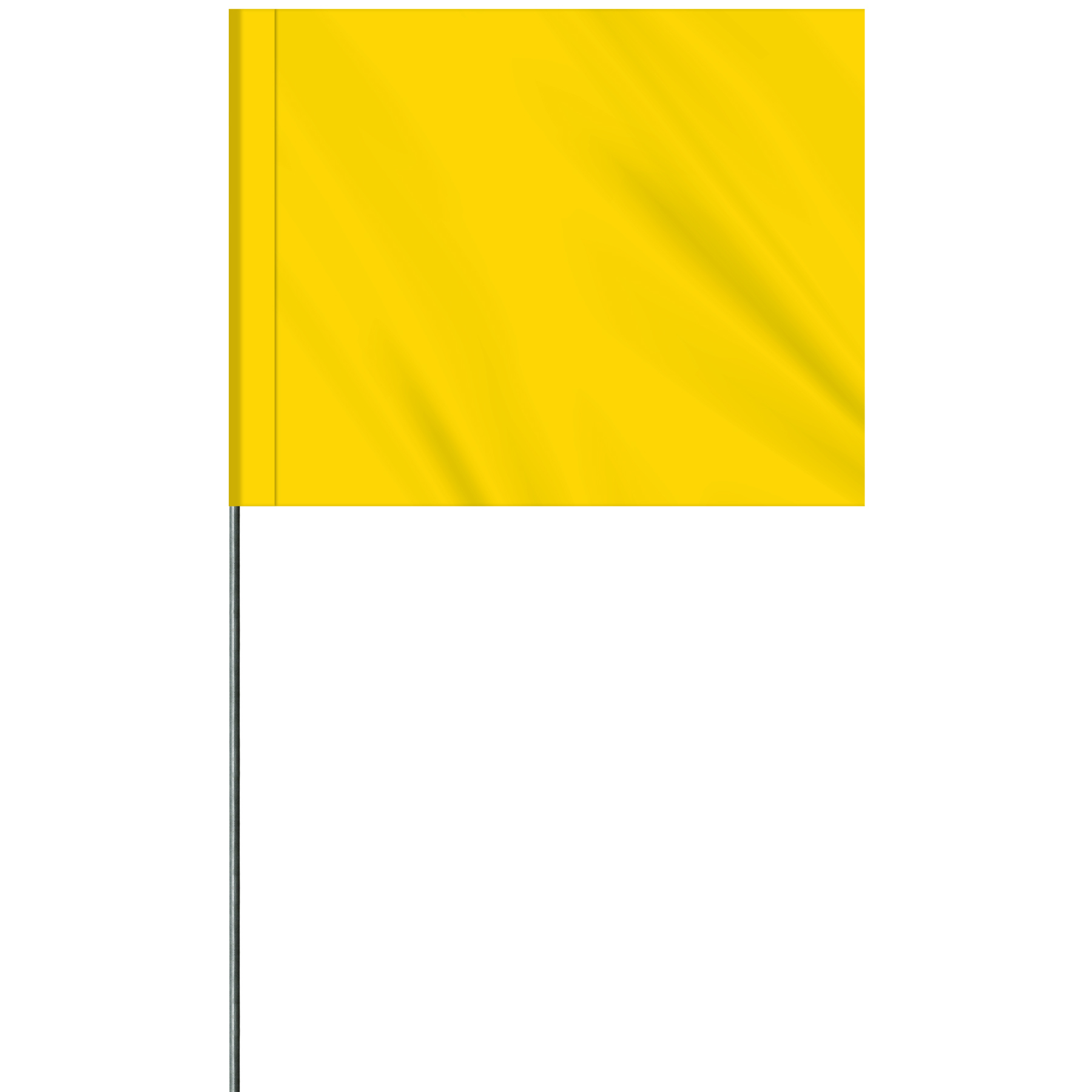 1-Color 4" x 5" Custom Vinyl Marking Flag with 21" Wire 12