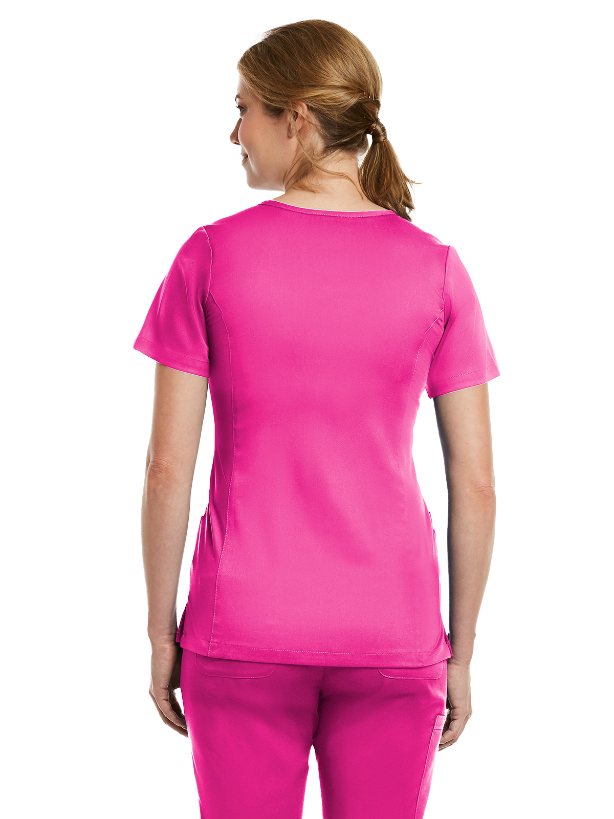 Maevn - Matrix - Women's Three-Pocket Curved Mock Wrap Top 10
