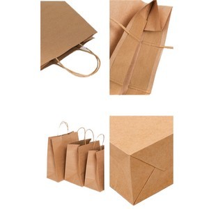 Sustainable Kraft Paper Shopping Bags 9