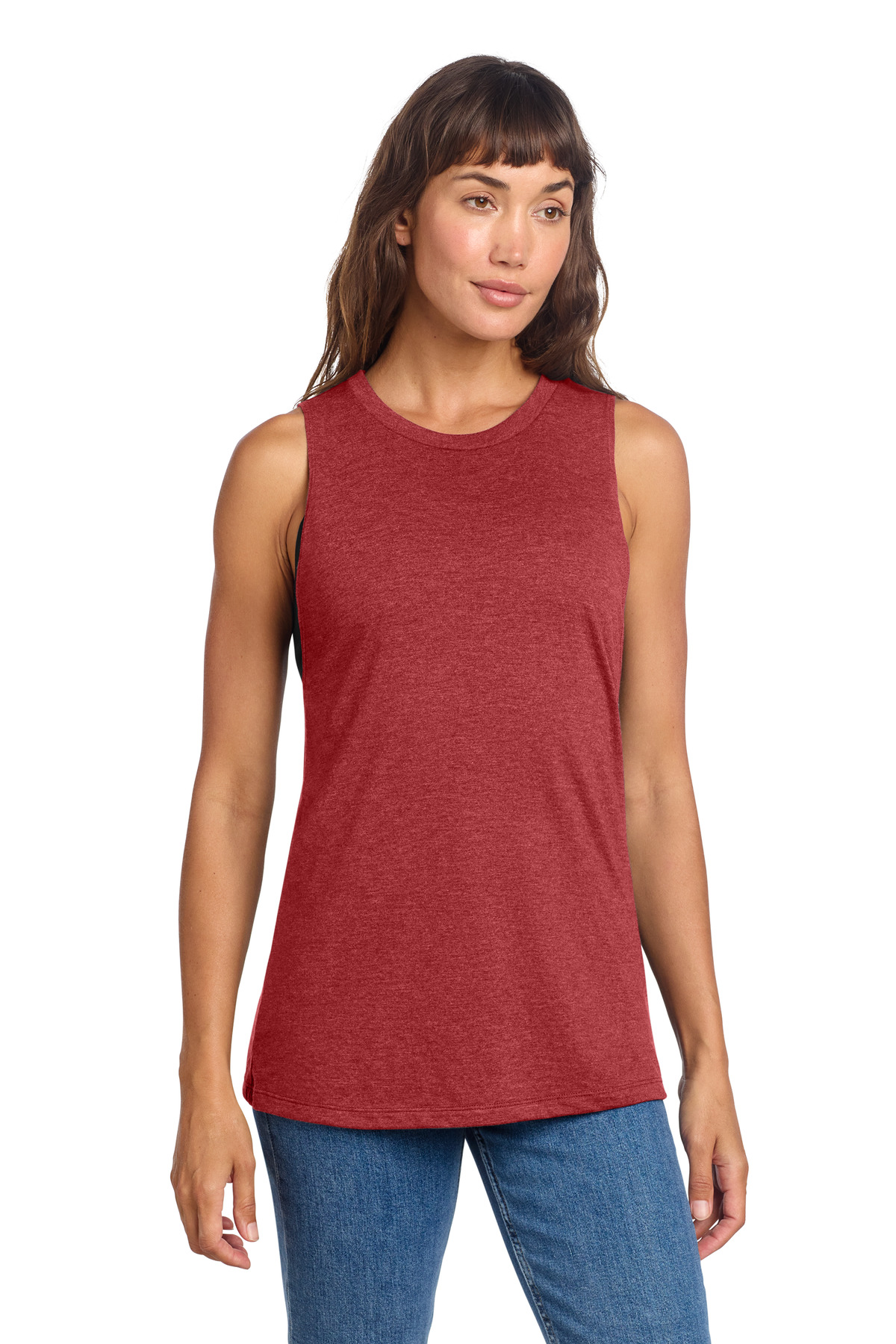 District Women's Perfect Tri Muscle Tank DT153 103