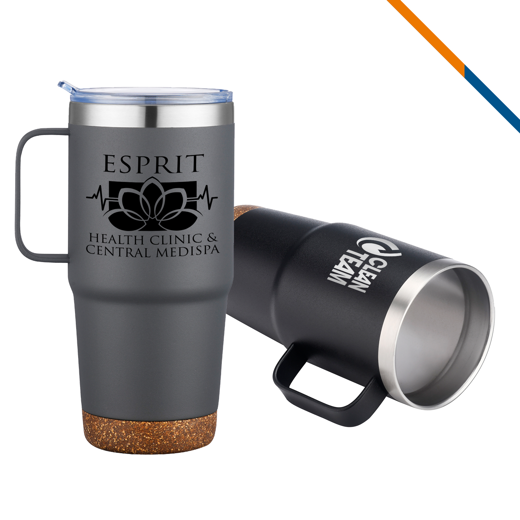 Dunca Stainless Steel Travel Mug - 24 OZ. 5