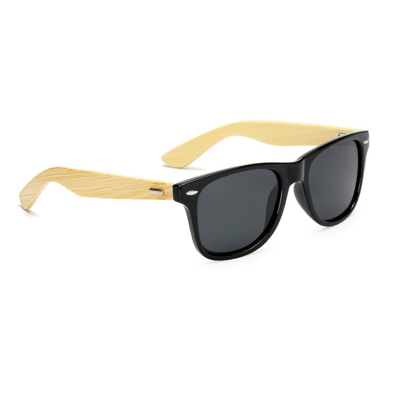 Polarized UV Protection Bamboo Frame Sunglasses 7
