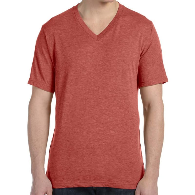 Bella Unisex Triblend Short-Sleeve V-Neck T-Shirt 8