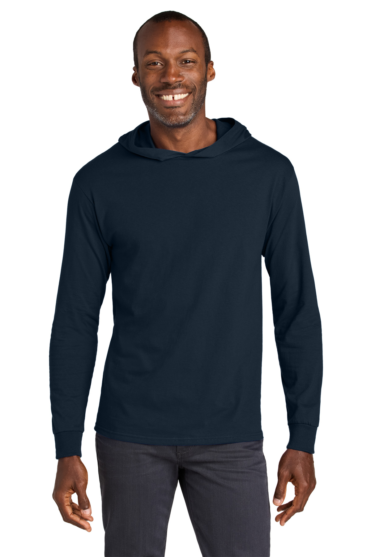 Jerzees Classics Unisex Cotton Long Sleeve Hooded T-Shirt 363LH 49