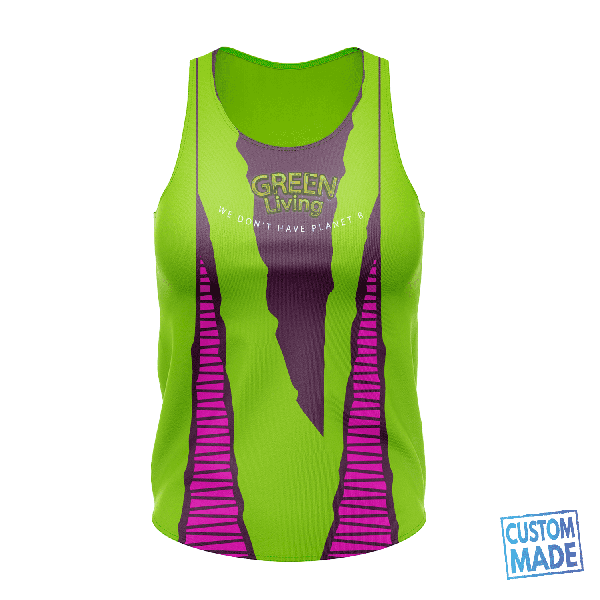 Women's Sublimation Jersey Style Tank Top - Performance Mesh Options 8