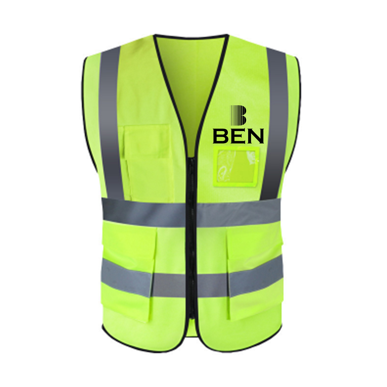 Fluorescent reflective vest 6