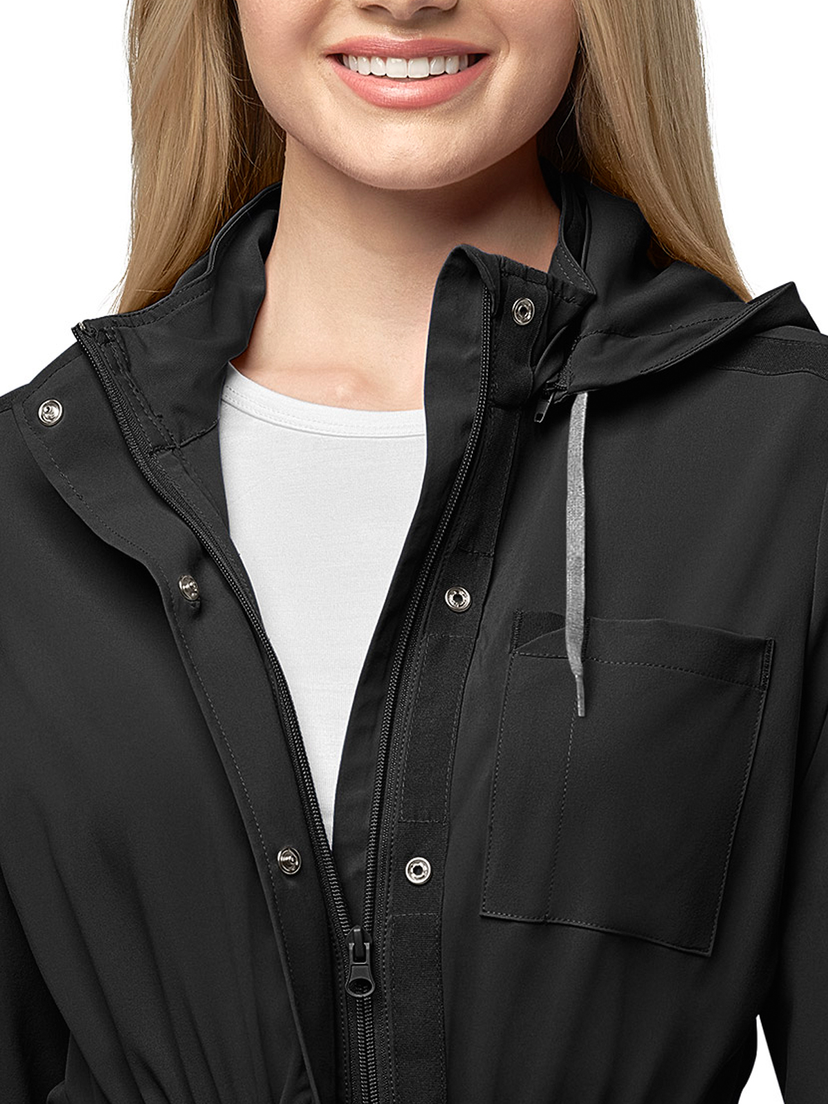 Renew Women's Five-Pocket Convertible Hood Jacket