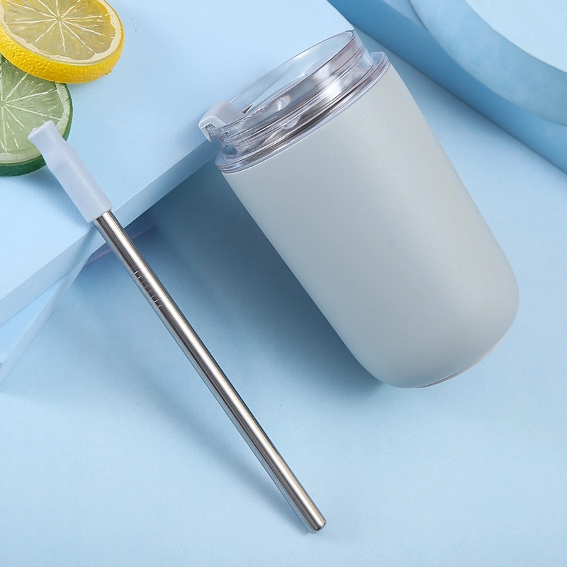 Custom 12oz Stainless Steel Tumbler With Lid And Straw 7