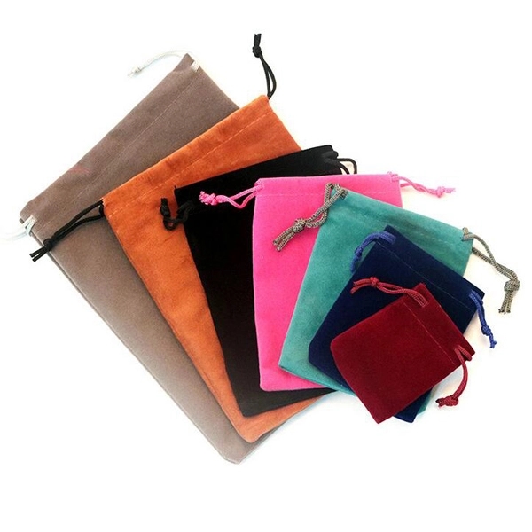 Flannelette Drawstring Gifts Bags 7