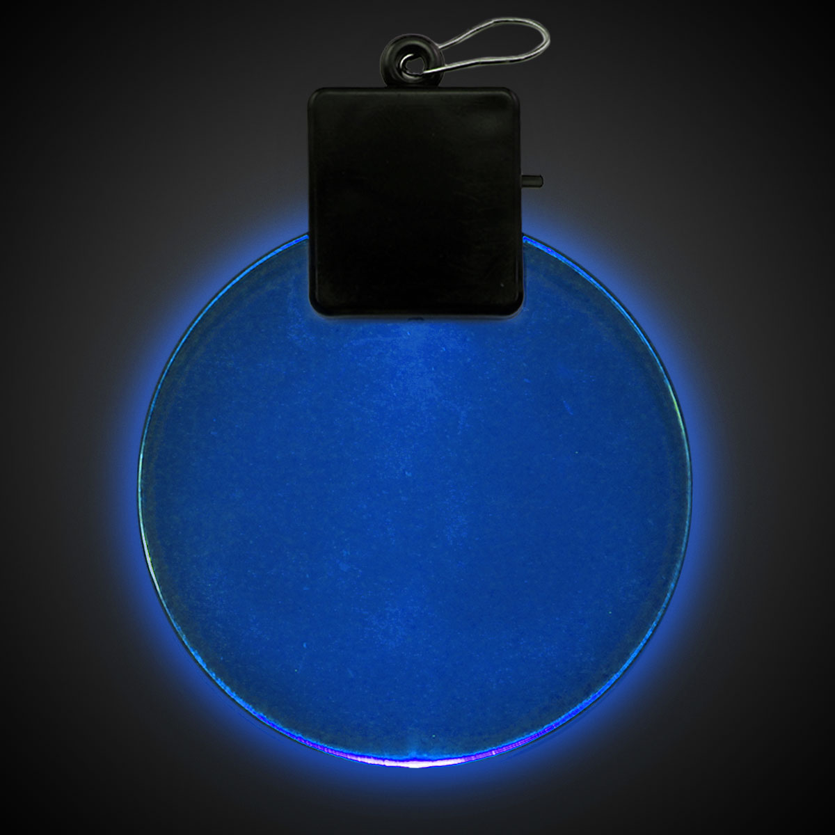 Blue 2 1/2" Light-Up LED Glow Medallion 2