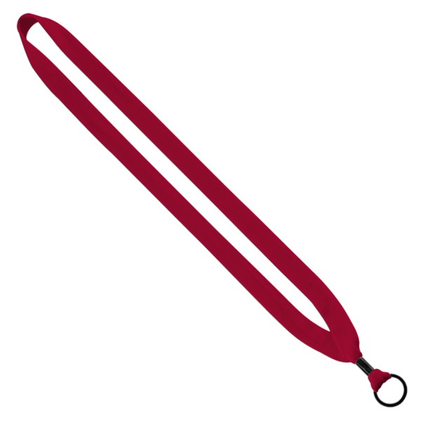 3/4" Cotton Lanyard with Metal Crimp & Split-Ring 85