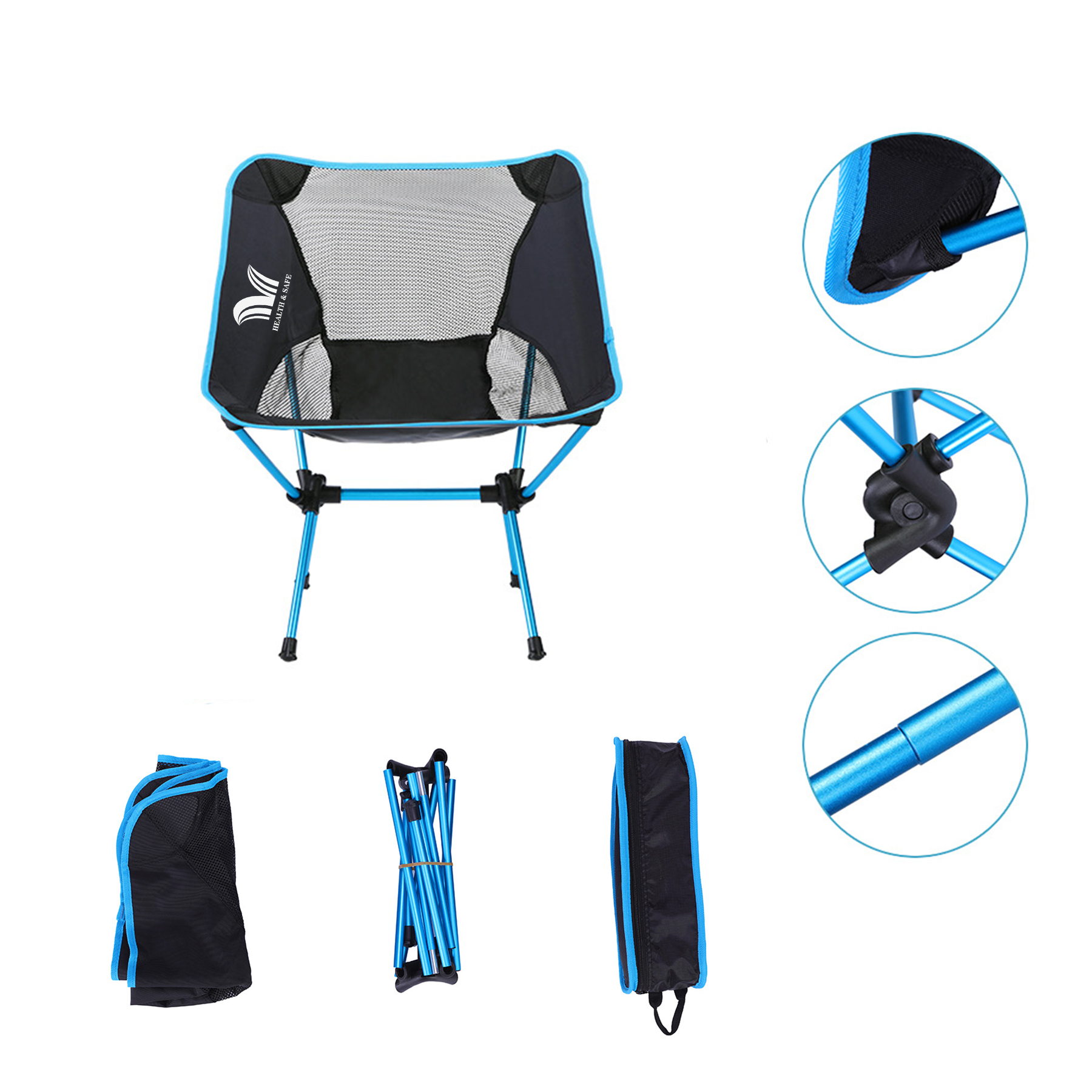 Camping Folding Chair Portable Stool Outdoor 2