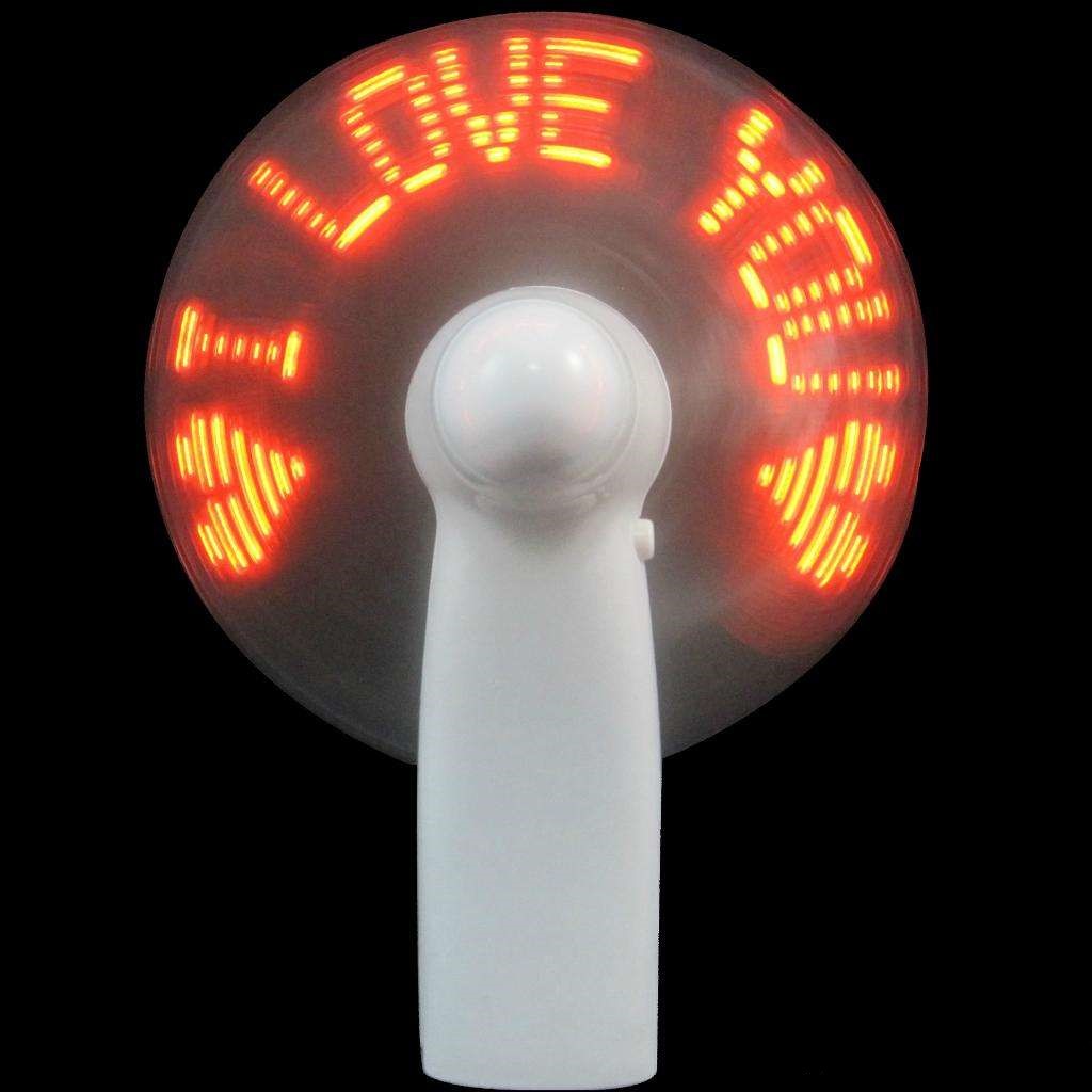 LED Flashing Message Fan (Batteries Included) 2