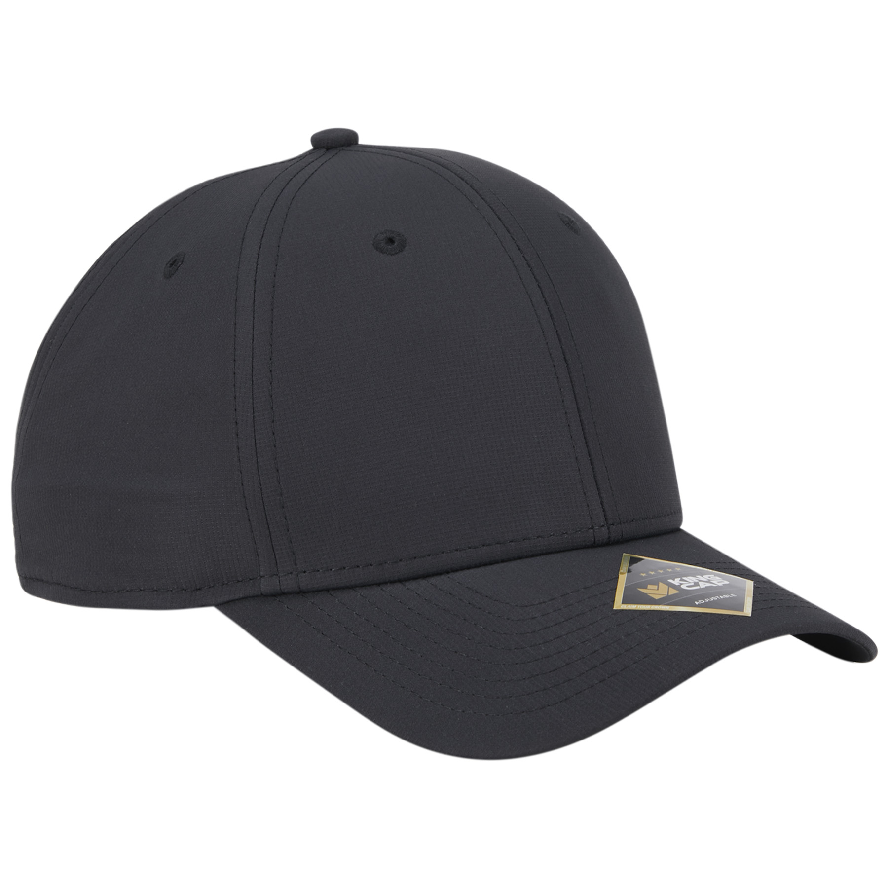 Crest 6-Panel Sport Cap - Sustainable Fabric 3