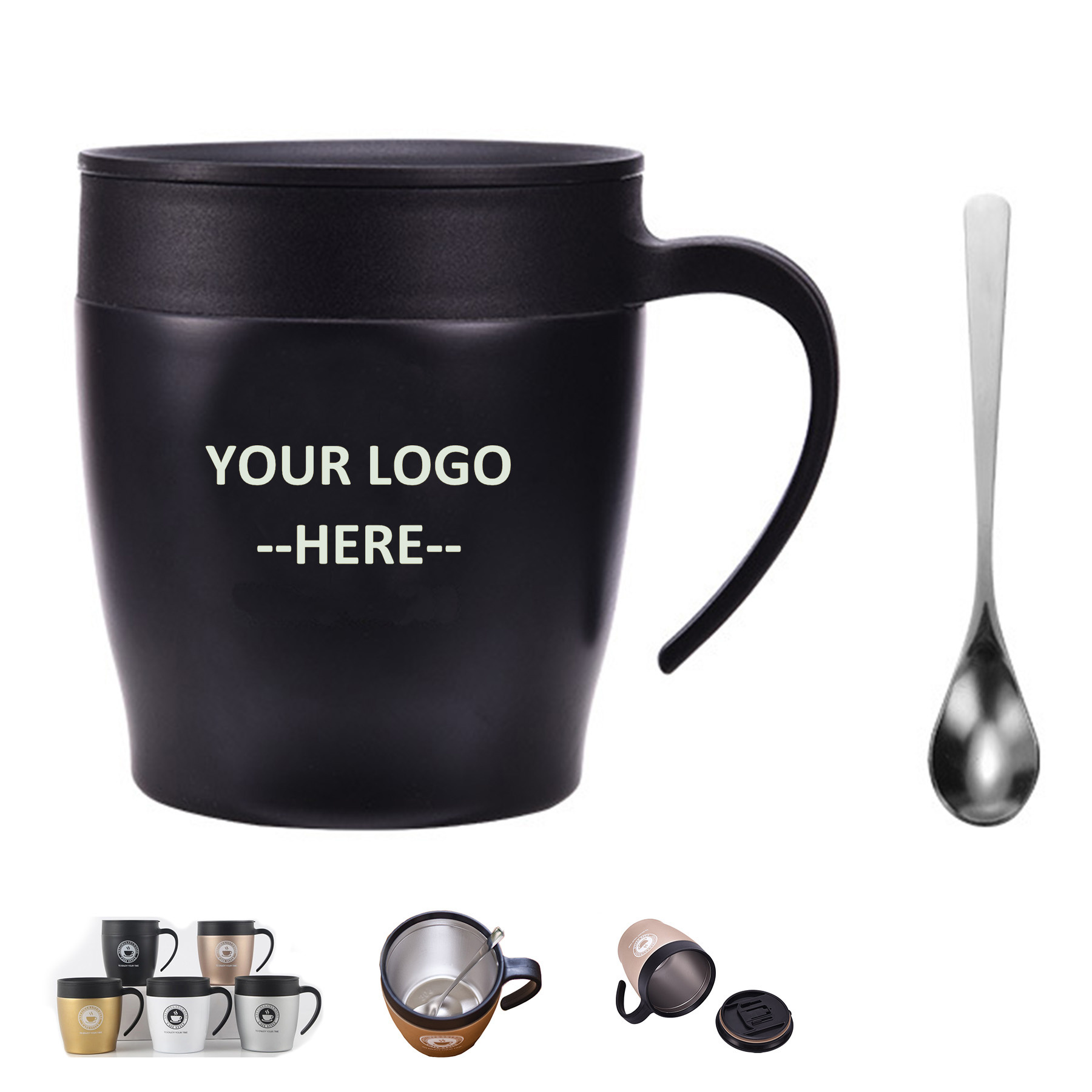 Double Wall Stainless Steel Coffee Mug 2