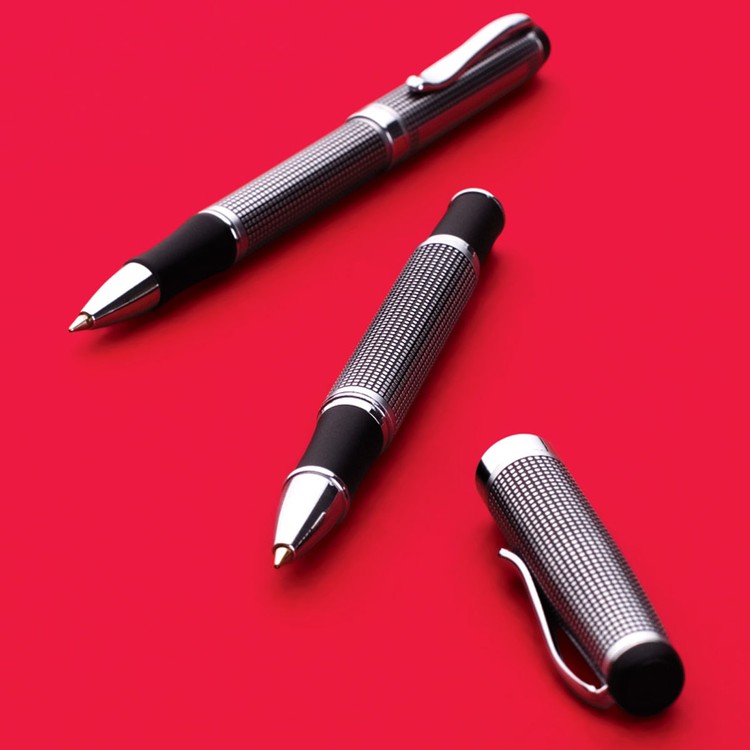 Gamma Satin Chrome Metal Pen, Ballpoint pen 2