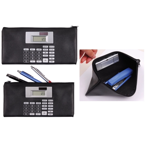 Document and Deposit Bag with Solar Calculator 1