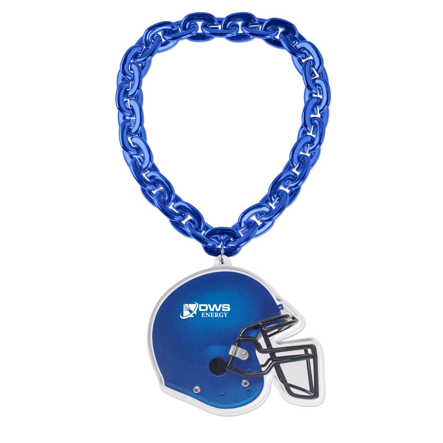 Football Helmet EVA Medallion with Jumbo Chain 2