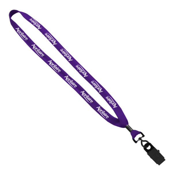 5/8" Polyester Shoelace Lanyard with Metal Crimp & Split-Ring 75